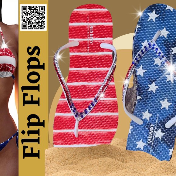 Flip Flops, Women Sandals, Girls Sandals, Ladies Shoes, Independence Day, Labor - Picture 6 of 16